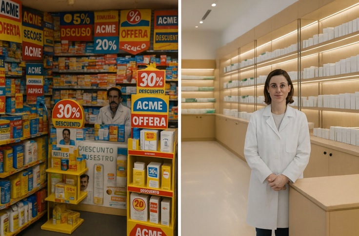 El visual merchandising en la farmacia no es decoración, sino estrategia: comunica coherencia, refuerza la confianza y mejora la experiencia del paciente.